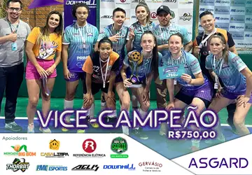 Asgard de Mafra é vice-campeã da 2ª Copa Cia dos Móveis de Futsal em Rio Negrinho-2023