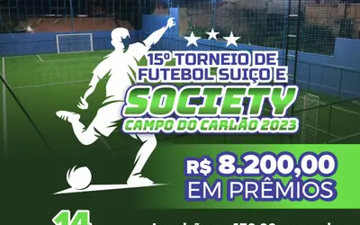 Vem aí o tradicional Torneio de Futebol Society no Campo do Carlão em Papanduva, com premiação de R$8.200,00 em dinheiro